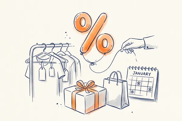 E-mails de saldos depois do Natal: datas, trocas e assuntos