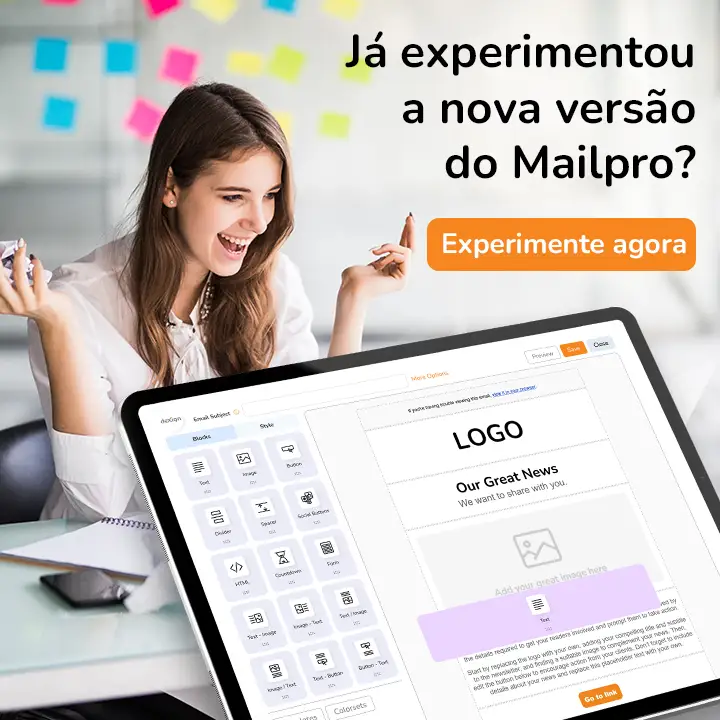 Teste Grátis do Mailpro