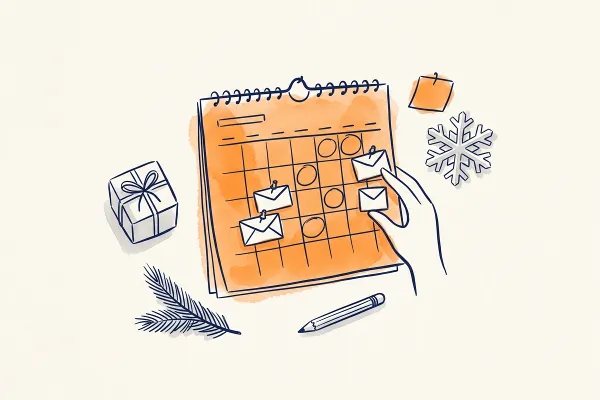 Calendário de email marketing das festas 2026: datas-chave
