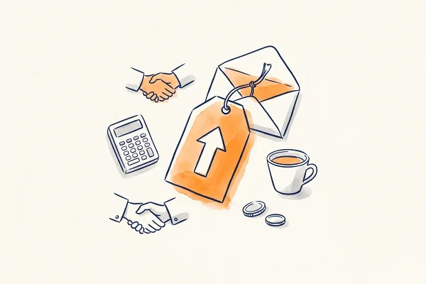 Comunicado de reajuste de preço aos clientes: 5 modelos