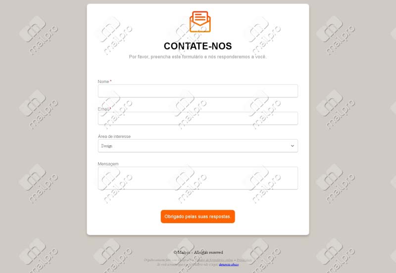 Formulário de Solicitação do Cliente