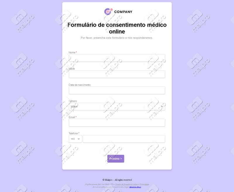 Consentimento Médico Online