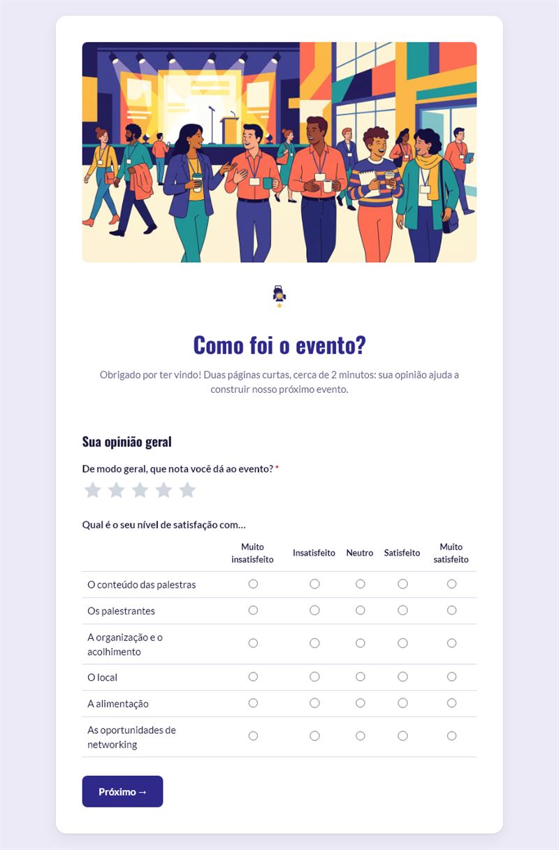 Como foi o evento?