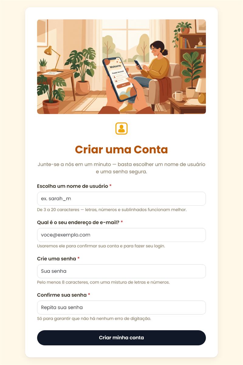Criar Conta Fácil