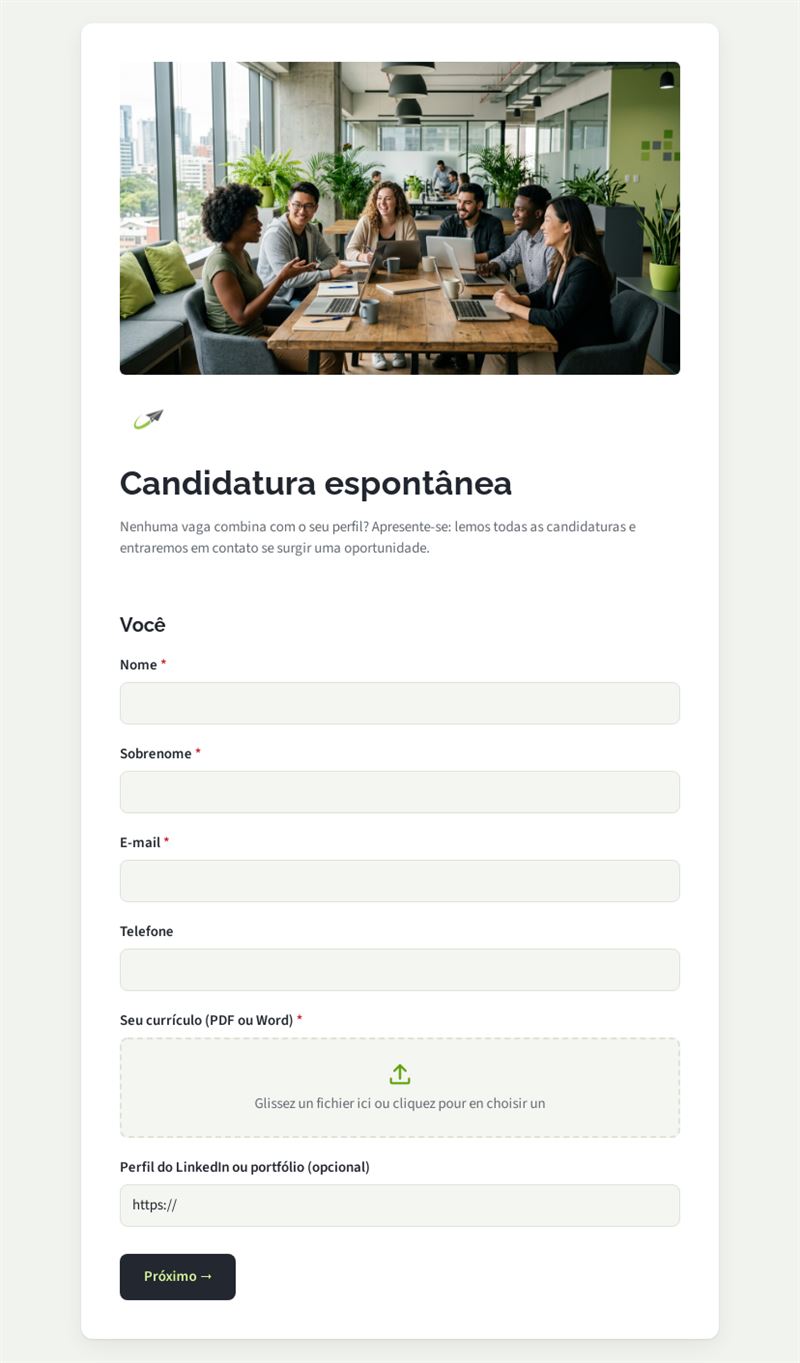 Candidatura espontânea