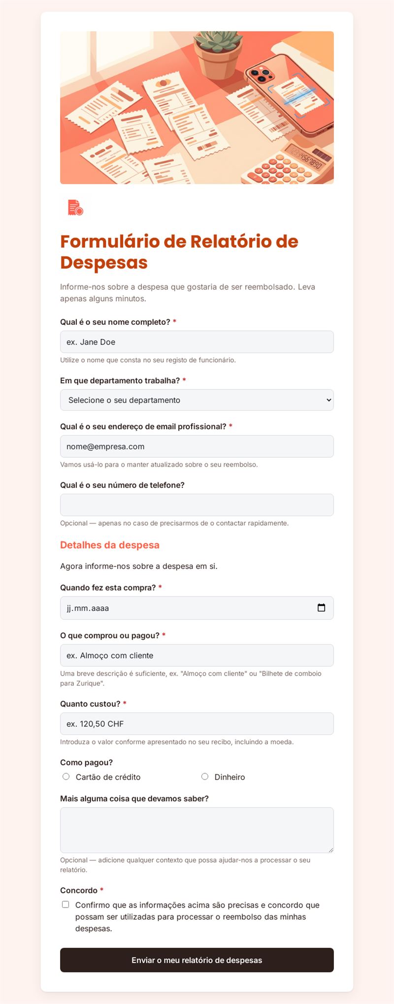 Relatório de Despesas