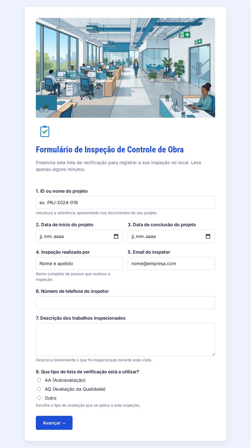 Formulário de Incidentes e Auditoria