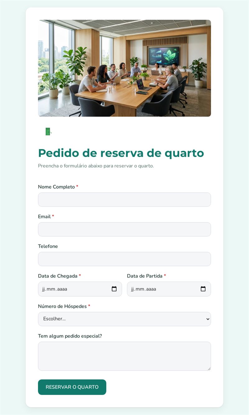 Reserva de Quarto Online