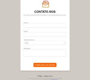 Formulário de Solicitação do Cliente
