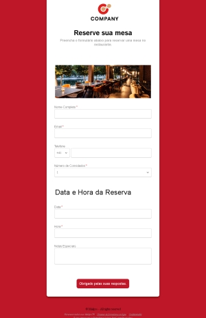 Reserva de Mesa Online