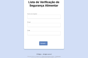Checklist de Segurança Alimentar