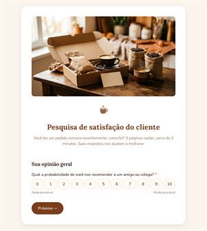 Pesquisa de satisfação do cliente