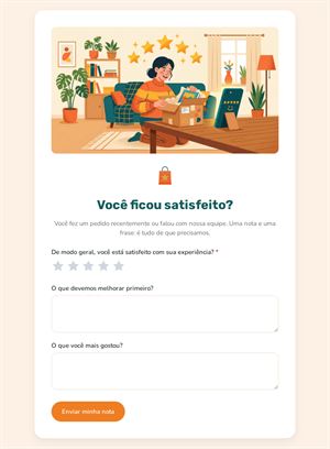 Você ficou satisfeito?