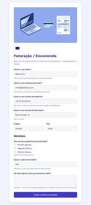 Faturamento e Pedido