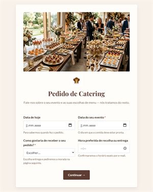Pedido de Buffet Online