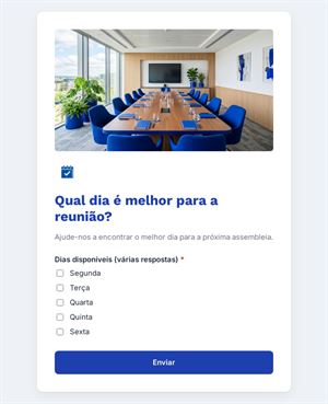 Qual dia é melhor para a reunião?