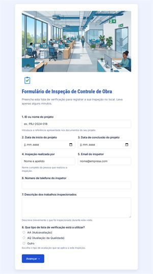 Formulário de Incidentes e Auditoria