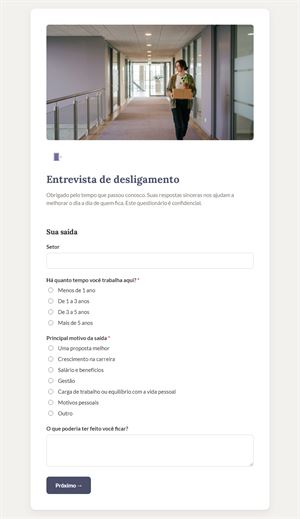 Entrevista de desligamento