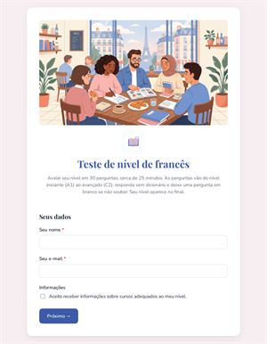 Teste de nível de francês