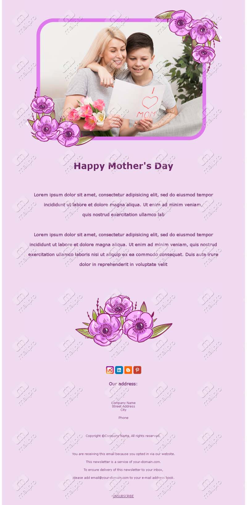 Mensagem para Mãe