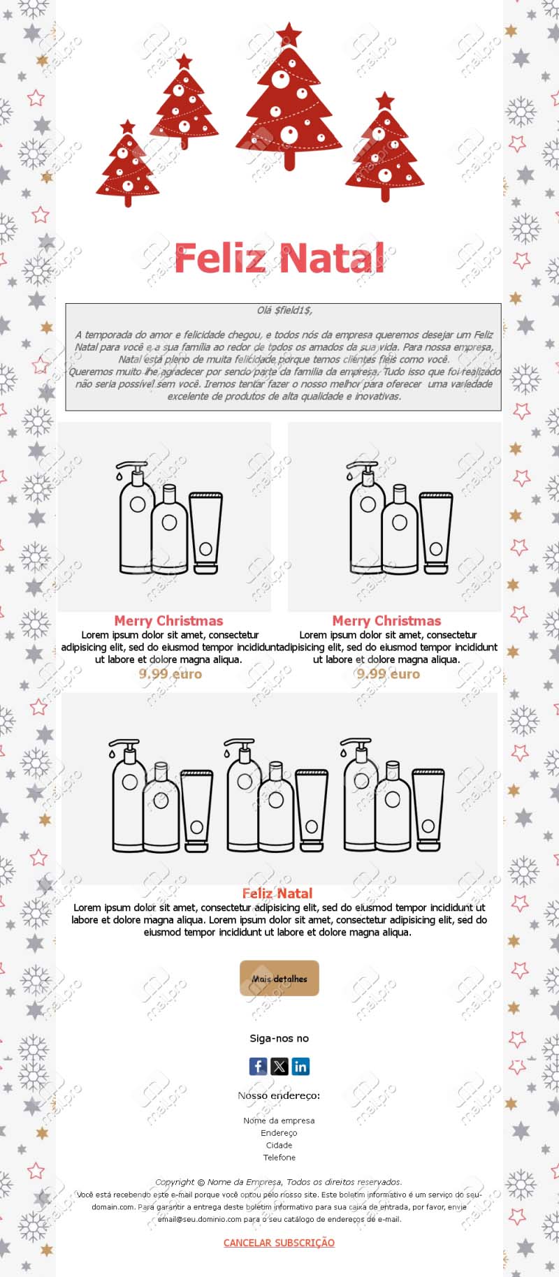Natal Ofertas Emails
