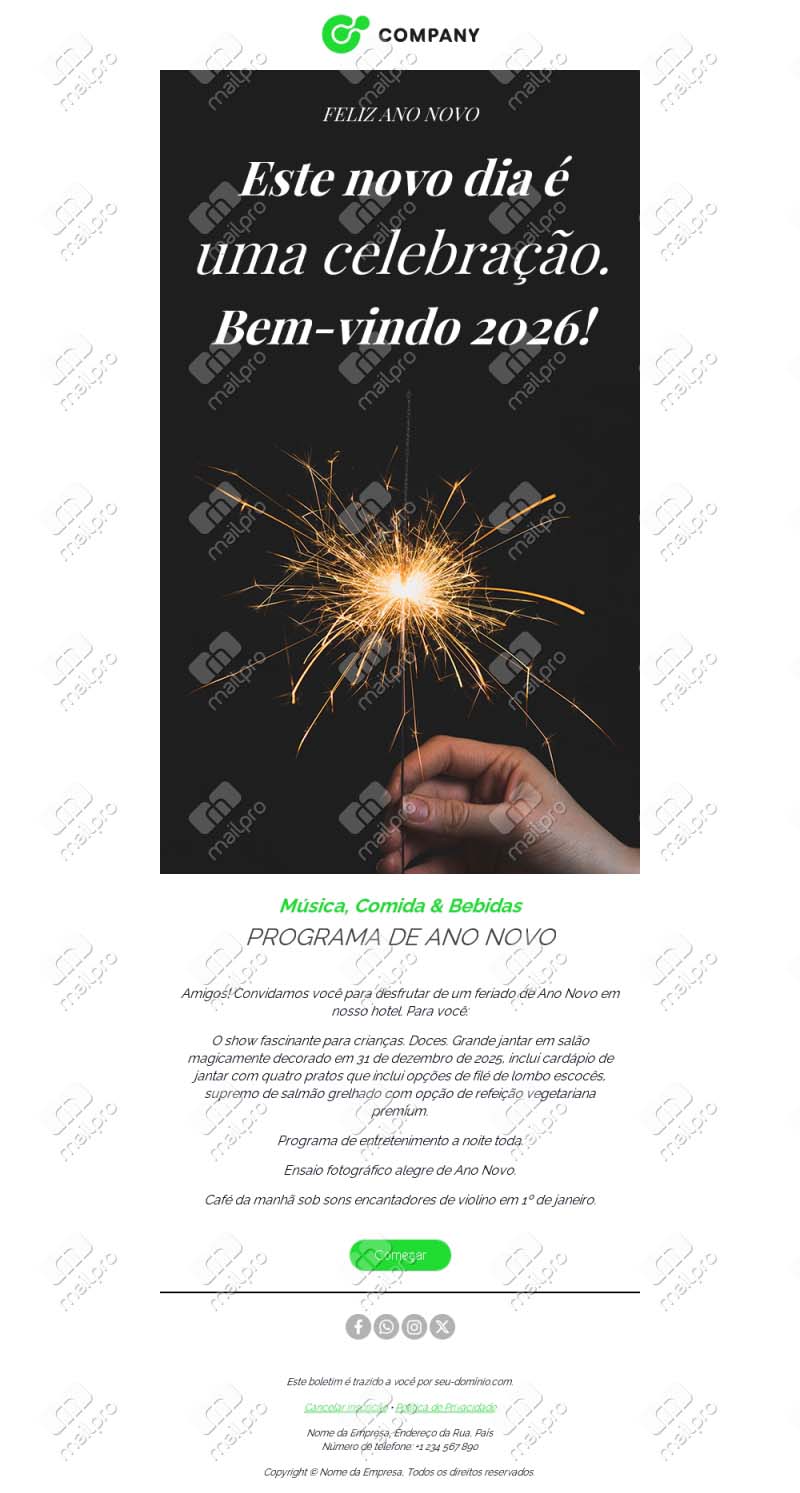 Ano Novo Empresarial 2026