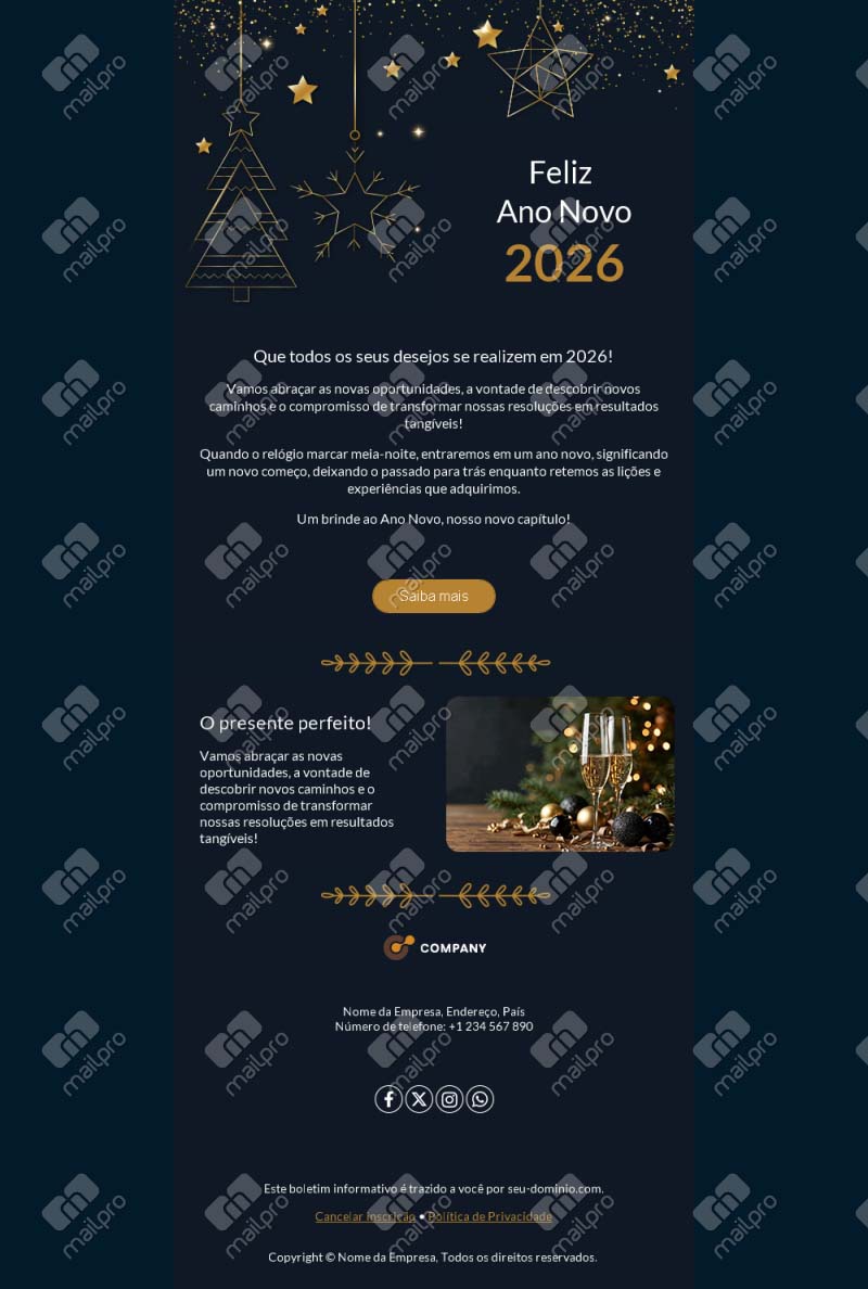 Boas Festas Empresariais 2026