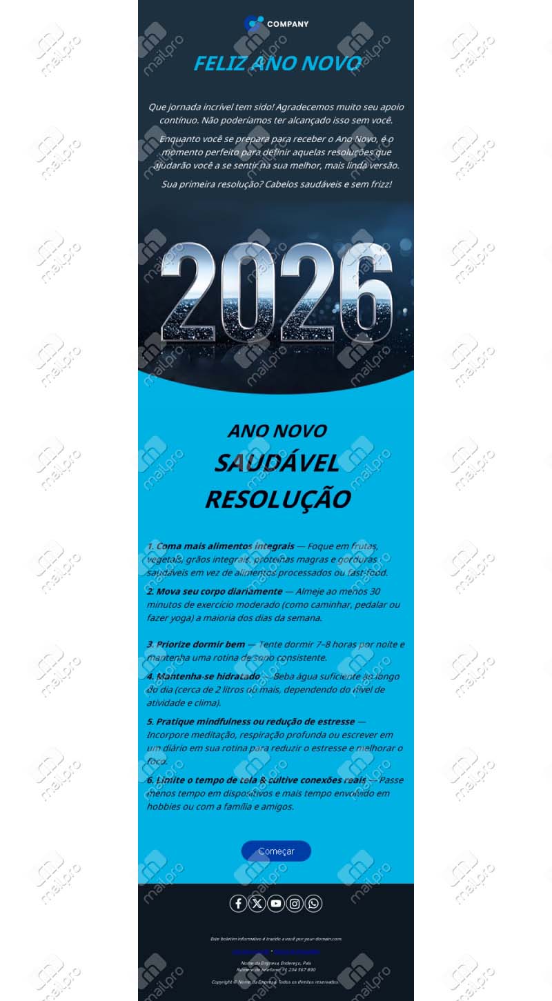 Mensagem Corporativa 2026