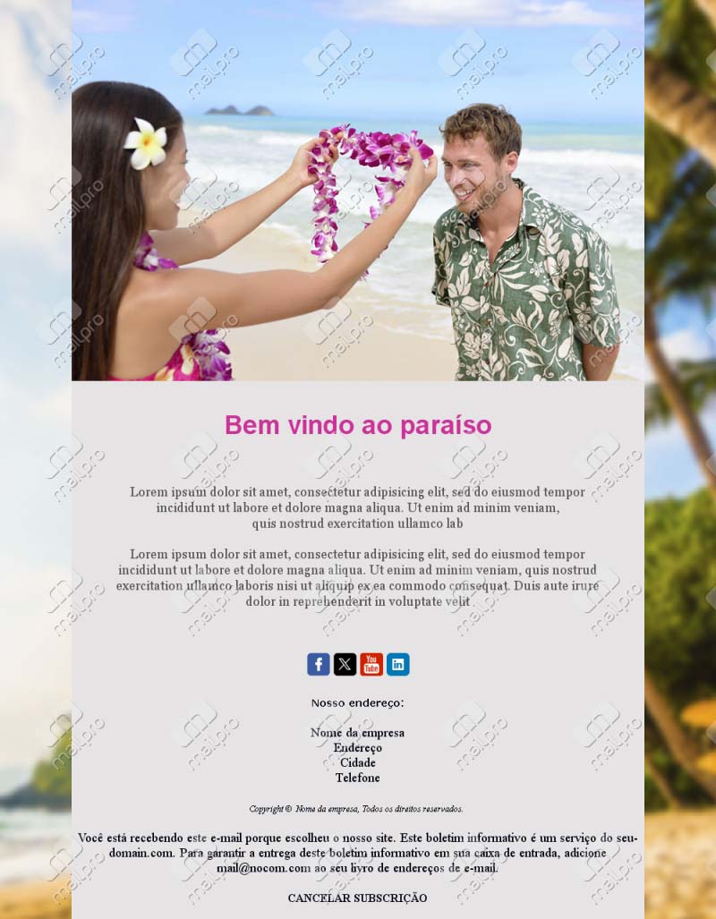 Email Boas-Vindas Mailpro