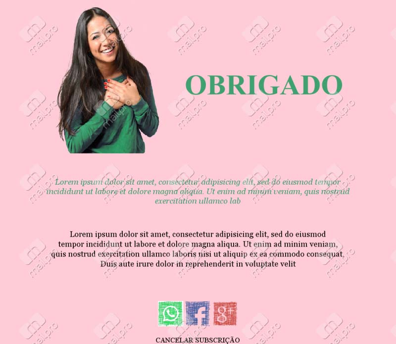 Cartas de Gratidão por E-mail