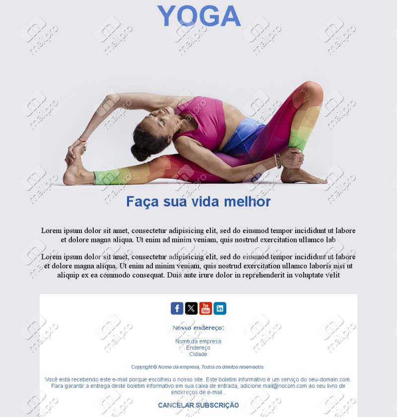 Agenda e Promo Pilates