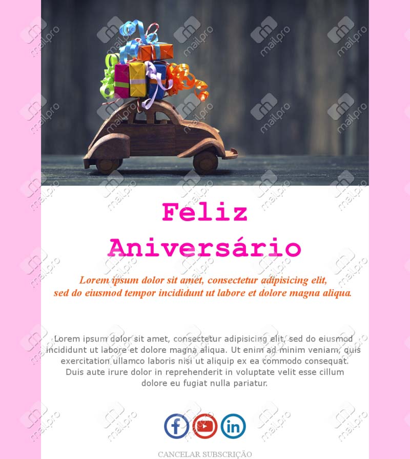 Diga “Feliz Aniversário”