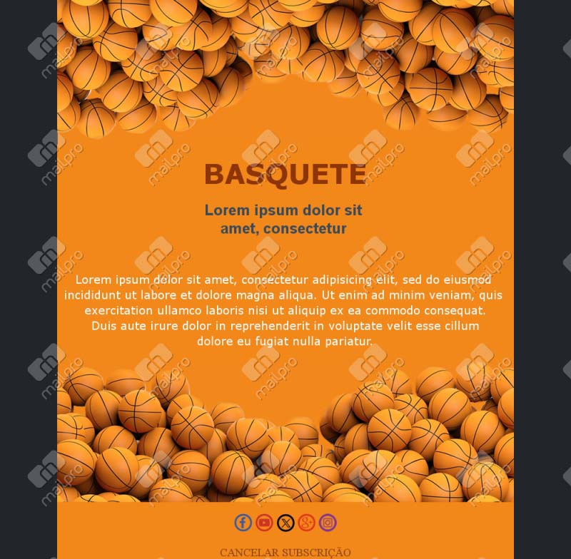 Email Basquete Profissional