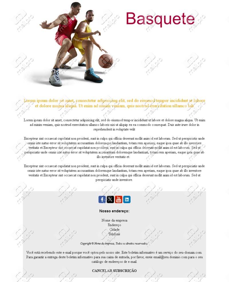 Basketball Newsletter Portugal