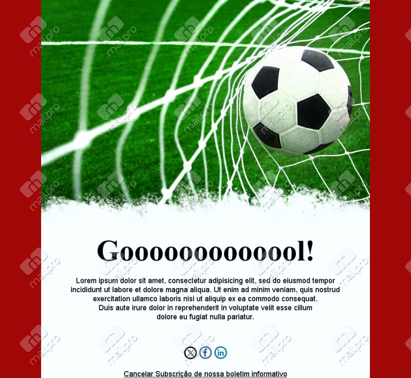 Email Boletim Futebol