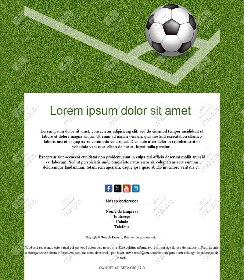 Email Notícias Futebol Clube