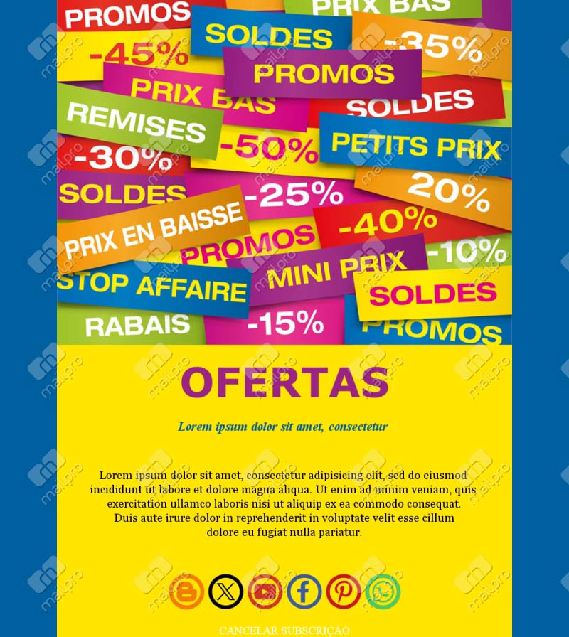 Email Vendas e Ofertas
