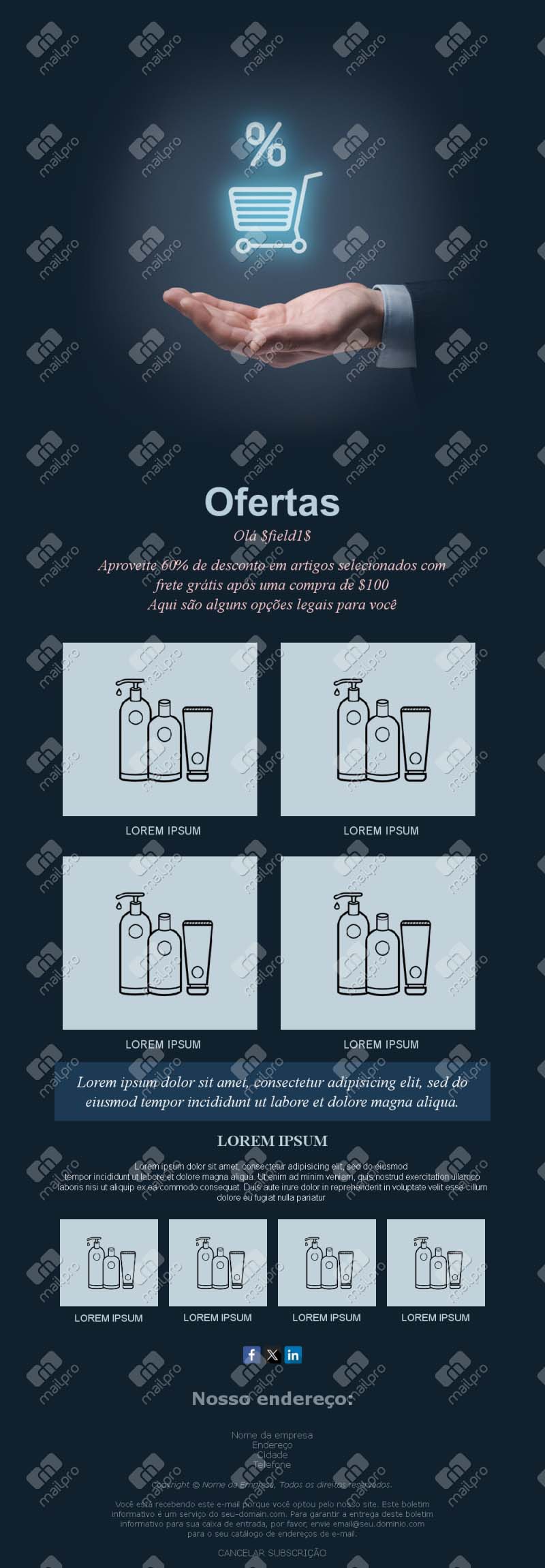 Email Promoções Semanais