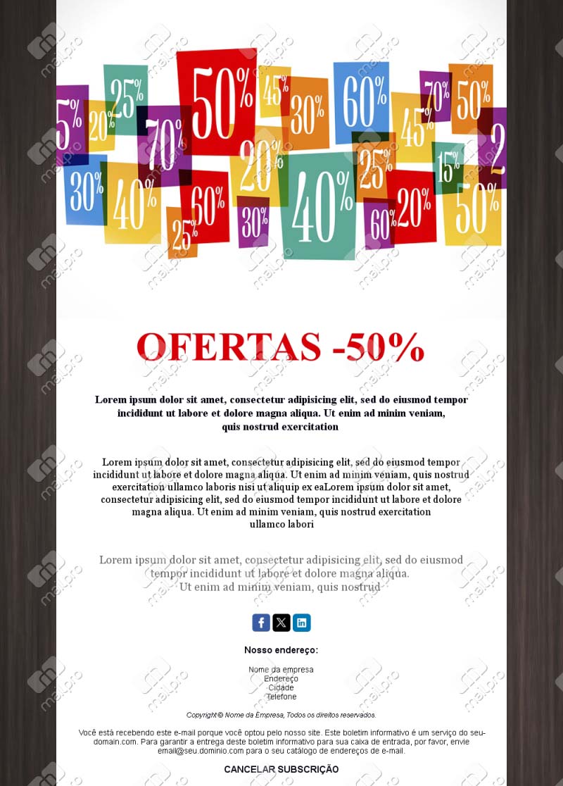 Email Campanha Comercial Portugal