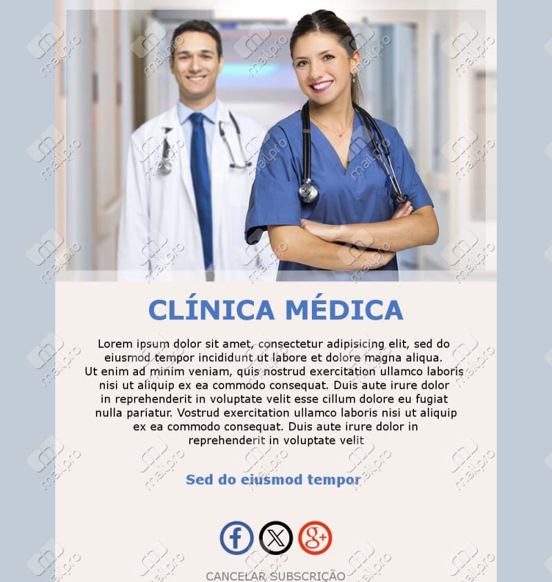 Email Clínica Saúde Portugal