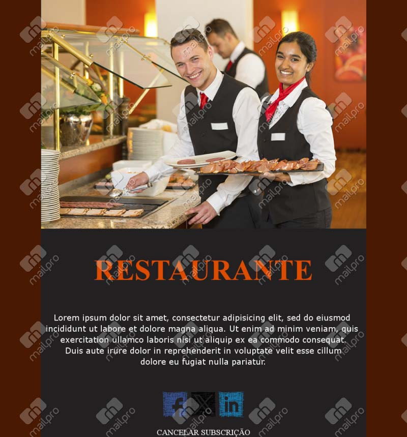 Modelos Email Restaurante