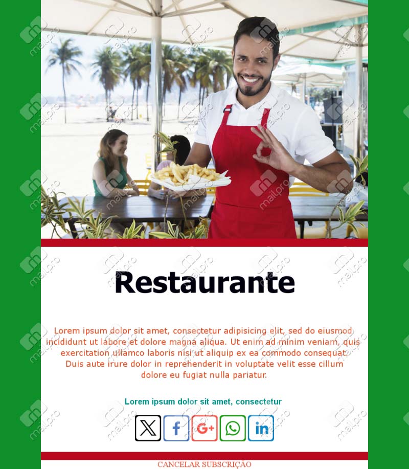 Avaliações & Vantagens Emails