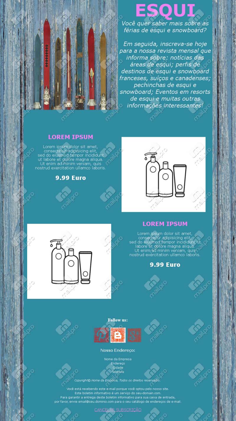 Ofertas e Atividades Ski