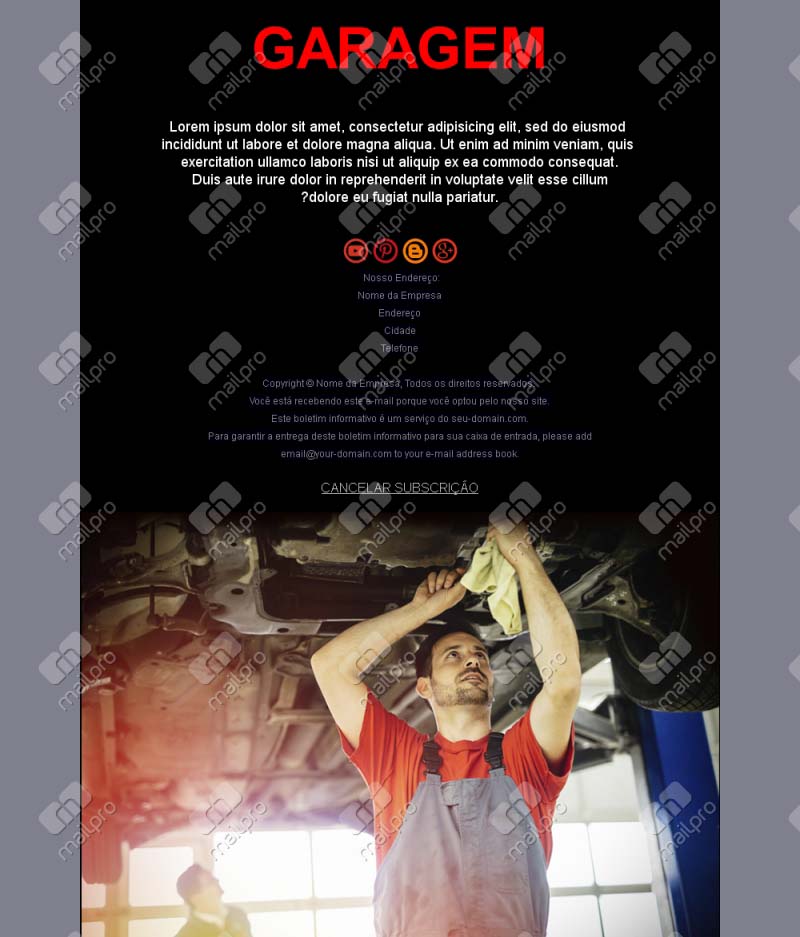 Garage Campaign Email