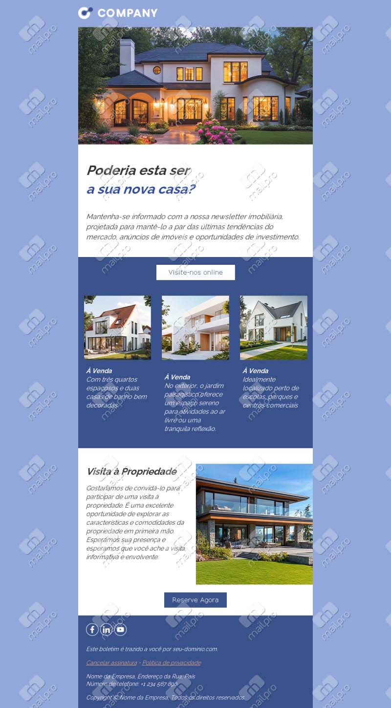 Email Imobiliario Profissional