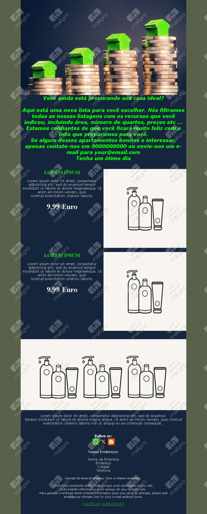 Propriedades e Investimentos