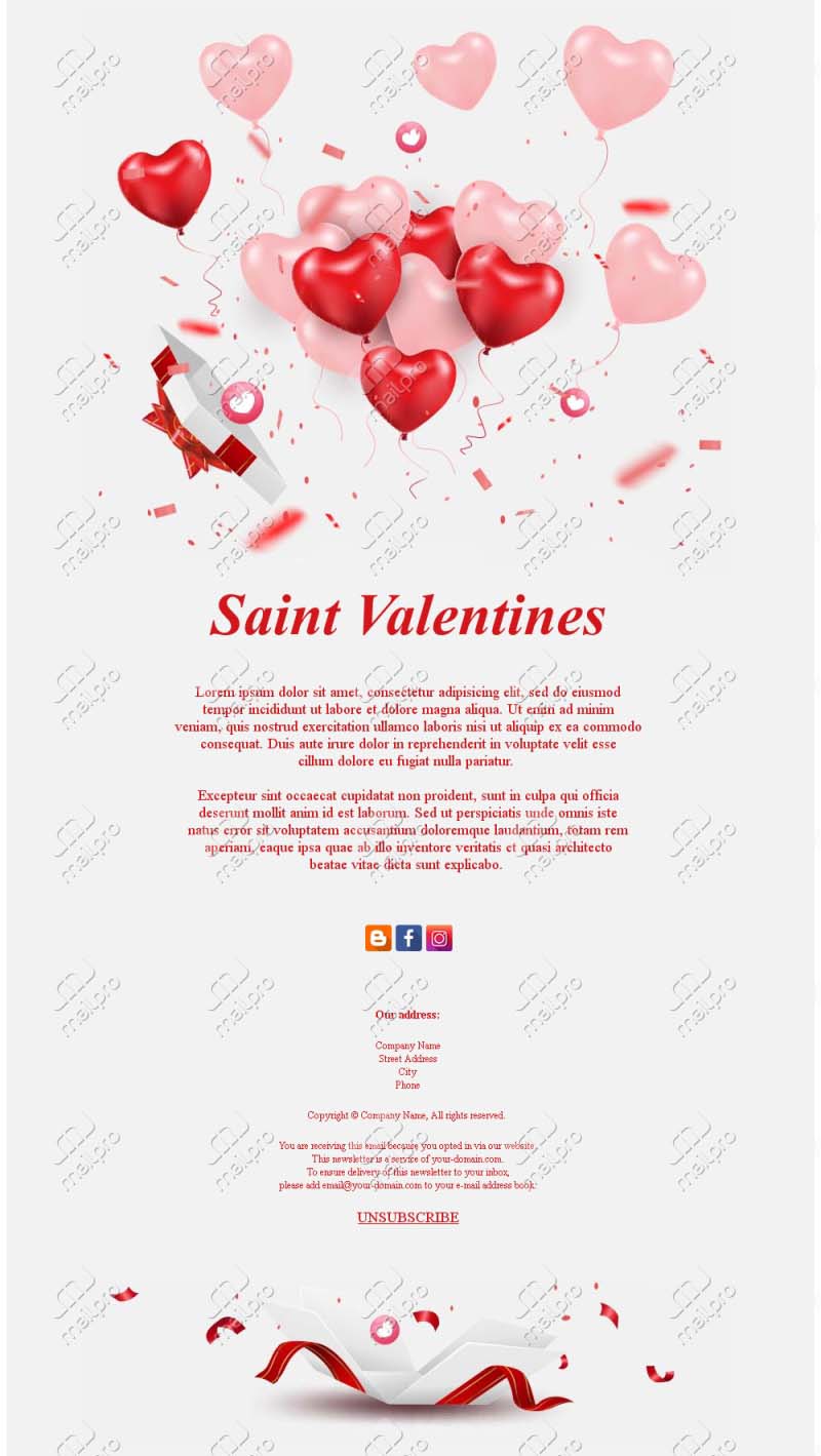 Emails de São Valentim