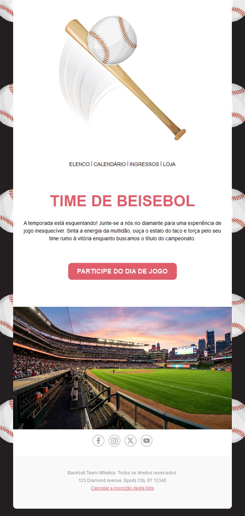 Vibrant Baseball Fan Templates