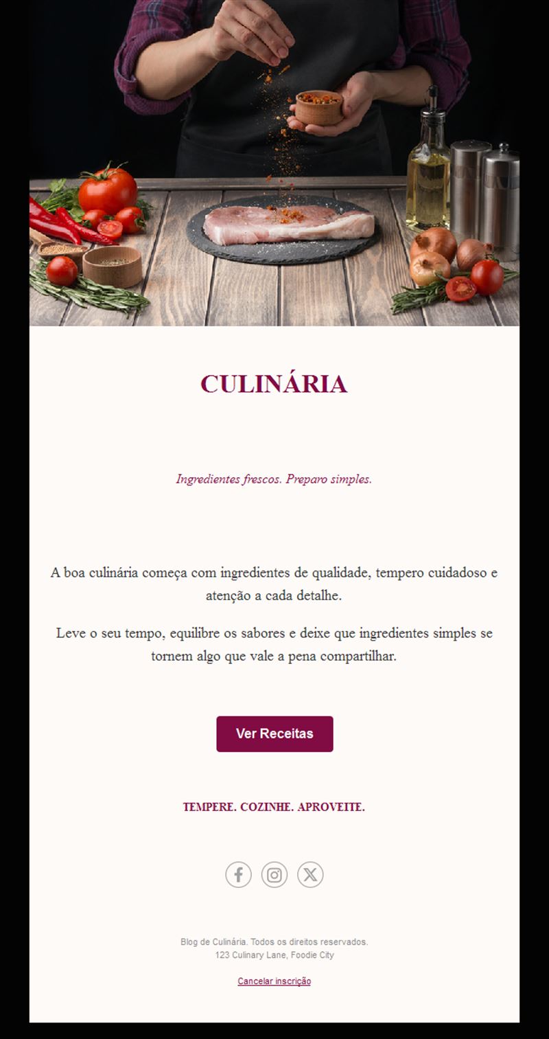 Delicious Cooking Recipe Templates