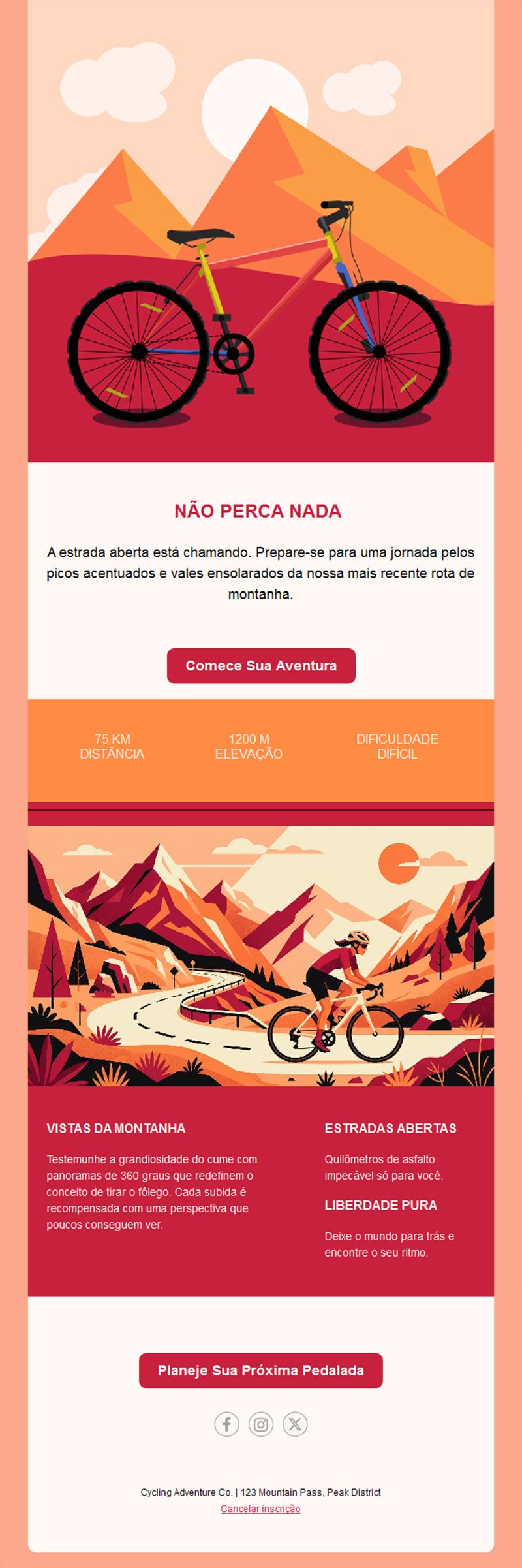 Adventurous Bike Trail Templates